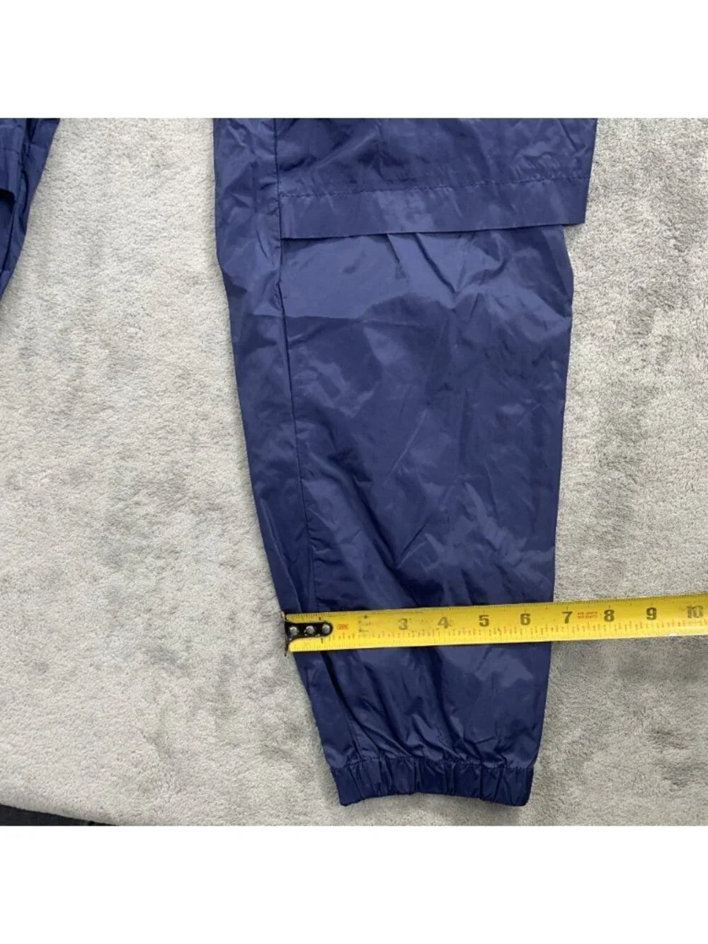 Vintage Nike Track Pants Mens Large Windbreaker Navy Blue Gray Tag 90’s Vented